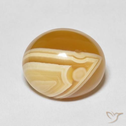 17.00ct 天然 マルチカラー 瑪瑙, 楕円形, オペーク, Photo A