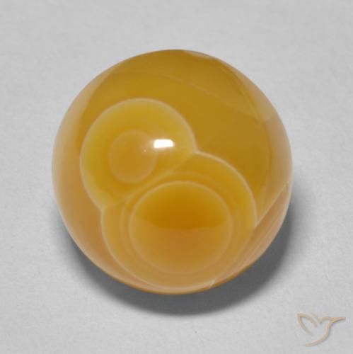 15.40ct 天然 マルチカラー 瑪瑙, ラウンド, オペーク