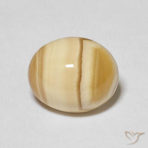 5.88ct 天然 マルチカラー 瑪瑙, 楕円形, オペーク