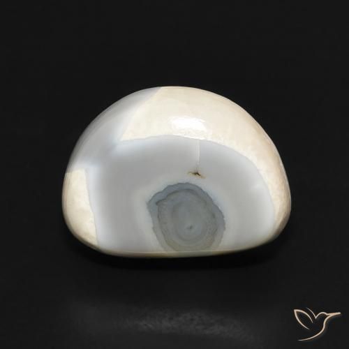 6.67ct 天然 マルチカラーホワイト 瑪瑙, ファンシー, オペーク