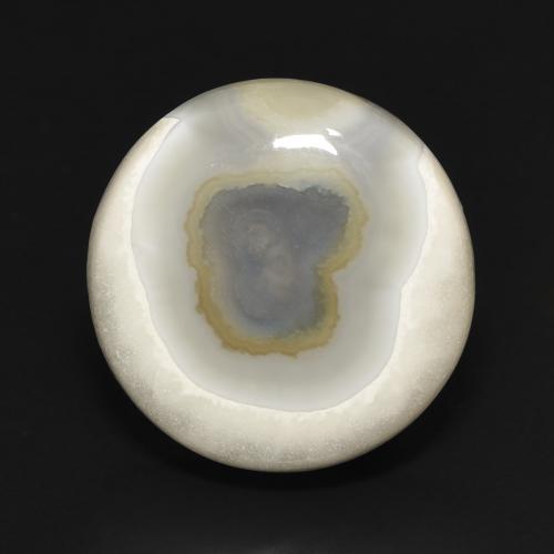 15.97ct 天然 マルチカラーホワイト 瑪瑙, ラウンド, オペーク