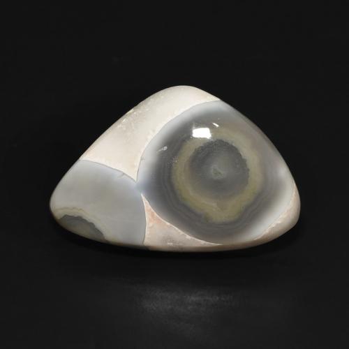 11.86ct 天然 マルチカラーホワイト 瑪瑙, ファンシー, オペーク