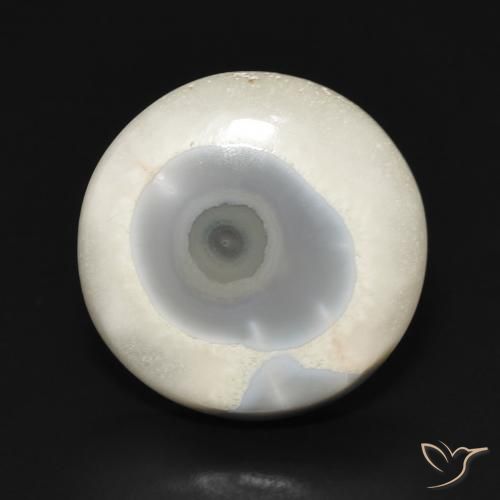 13.25ct 天然 マルチカラーホワイト 瑪瑙, ラウンド, オペーク