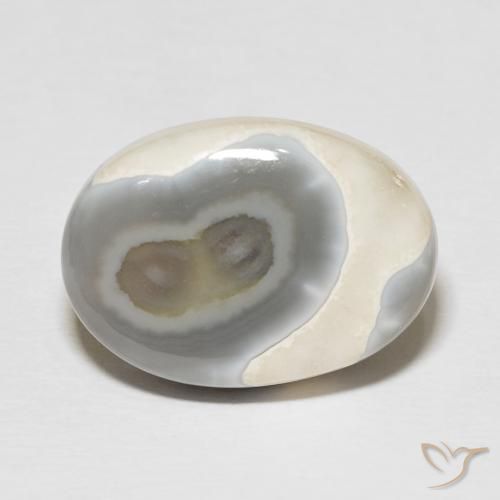 14.42ct 天然 マルチカラー 瑪瑙, 楕円形, オペーク