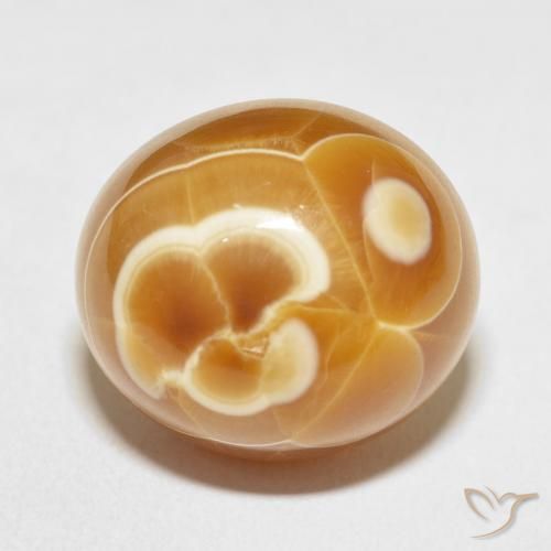 24.26ct 天然 マルチカラー 瑪瑙, 楕円形, オペーク