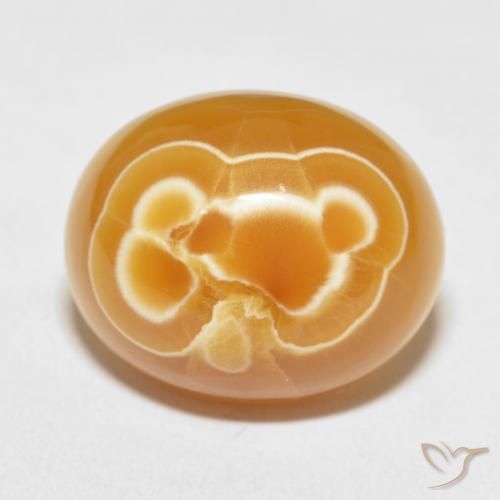 16.86ct 天然 マルチカラー 瑪瑙, 楕円形, オペーク