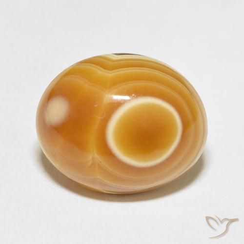 10.98ct 天然 マルチカラー 瑪瑙, 楕円形, オペーク