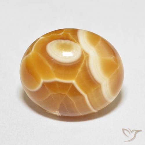 16.00ct 天然 マルチカラー 瑪瑙, 楕円形, オペーク