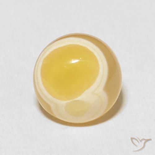 8.38ct 天然 マルチカラー 瑪瑙, ラウンド, オペーク