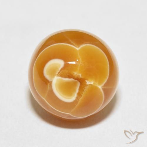 12.69ct 天然 マルチカラー 瑪瑙, ラウンド, オペーク