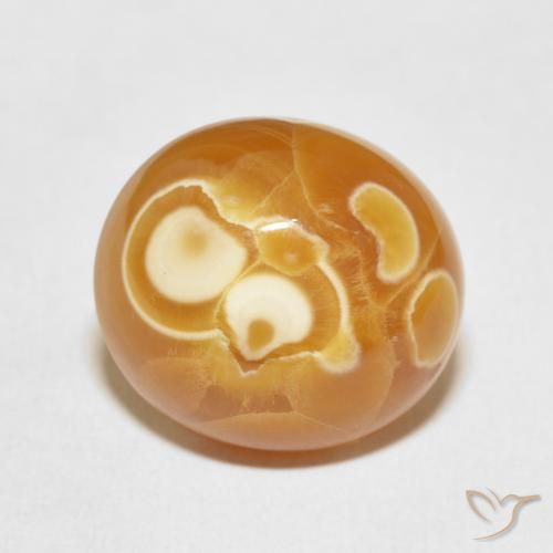17.46ct 天然 マルチカラー 瑪瑙, 楕円形, オペーク