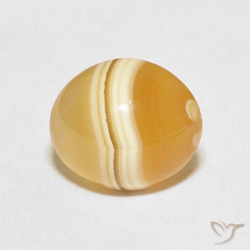 7.95ct 天然 マルチカラー 瑪瑙, 楕円形, オペーク
