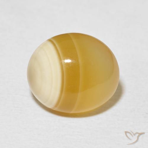 6.83ct 天然 マルチカラー 瑪瑙, 楕円形, オペーク