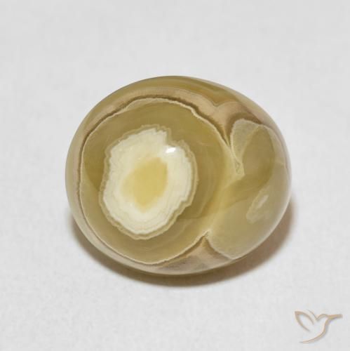 9.89ct 天然 マルチカラー 瑪瑙, 楕円形, オペーク