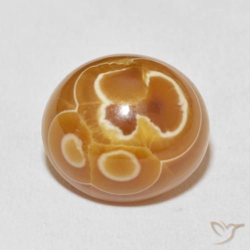 16.56ct 天然 マルチカラー 瑪瑙, 楕円形, オペーク