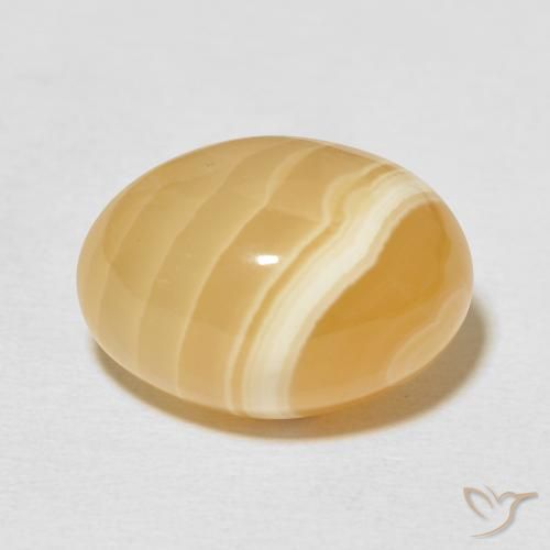 24.16ct 天然 マルチカラー 瑪瑙, 楕円形, オペーク