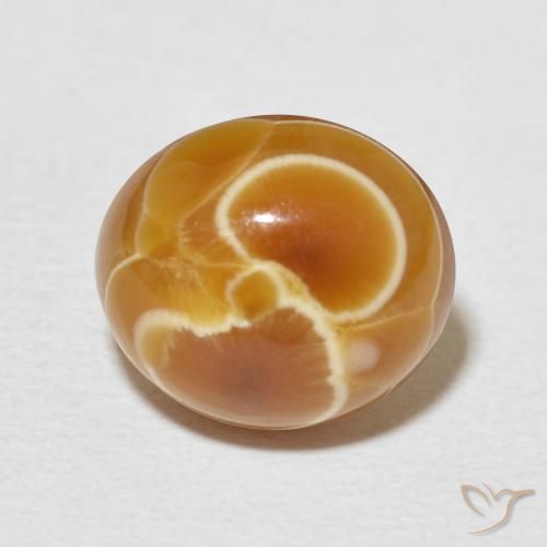 8.24ct 天然 マルチカラー 瑪瑙, 楕円形, オペーク