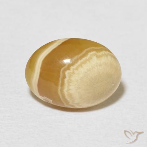 4.50ct 天然 マルチカラー 瑪瑙, 楕円形, オペーク