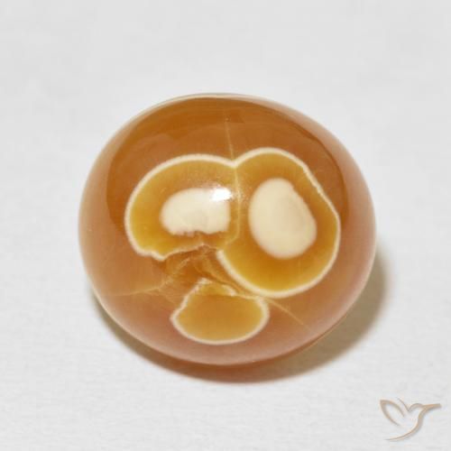 15.04ct 天然 マルチカラー 瑪瑙, 楕円形, オペーク