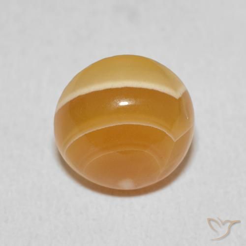 4.55ct 天然 マルチカラー 瑪瑙, ラウンド, オペーク