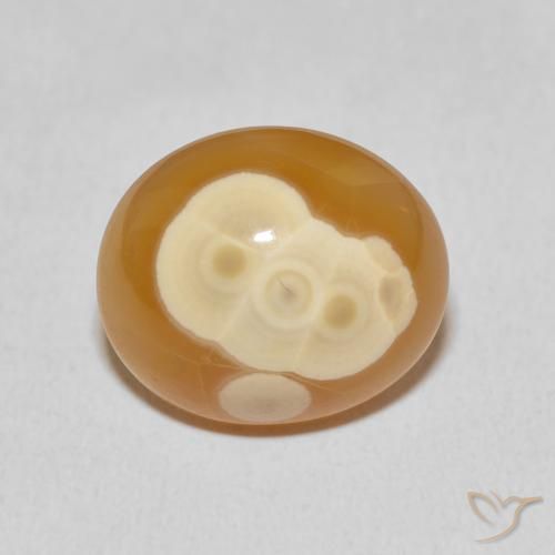 13.67ct 天然 マルチカラー 瑪瑙, 楕円形, オペーク