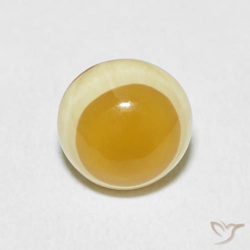 3.20ct 天然 マルチカラー 瑪瑙, ラウンド, オペーク