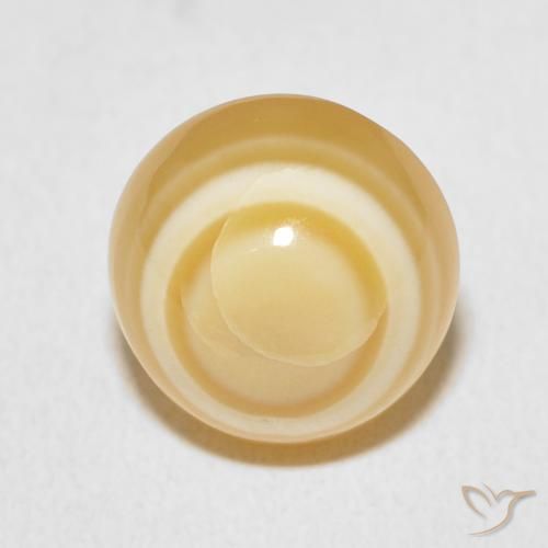 8.64ct 天然 マルチカラー 瑪瑙, ラウンド, オペーク