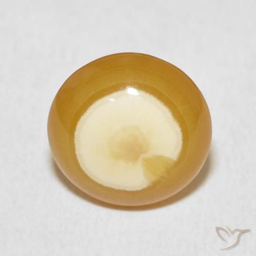 5.37ct 天然 マルチカラー 瑪瑙, ラウンド, オペーク