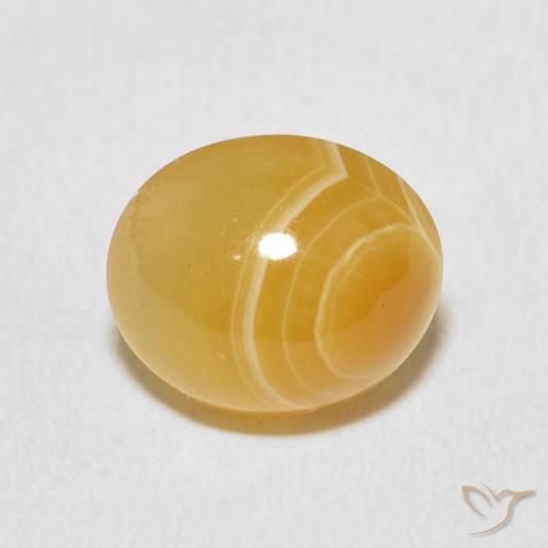 5.27ct 天然 マルチカラー 瑪瑙, 楕円形, オペーク