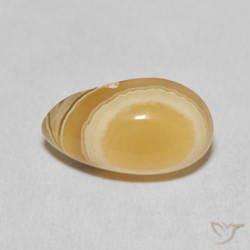 11.05ct 天然 マルチカラー 瑪瑙, 洋梨の形, オペーク
