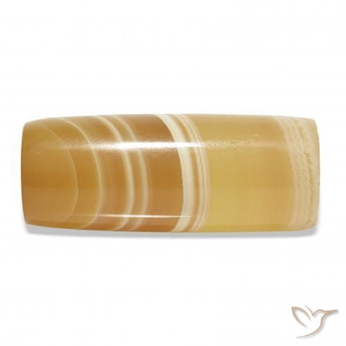 45.40カラットの天然マルチカラー瑪瑙、ファンシー、半透明