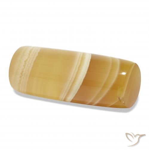 45.40カラットの天然マルチカラー瑪瑙、ファンシー、半透明