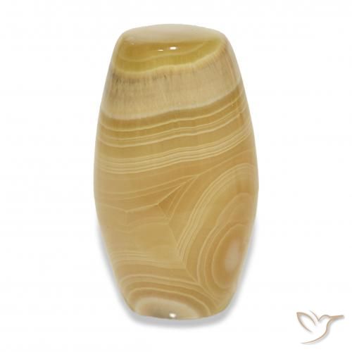 27.16カラットの天然マルチカラー瑪瑙、ファンシー、オペーク