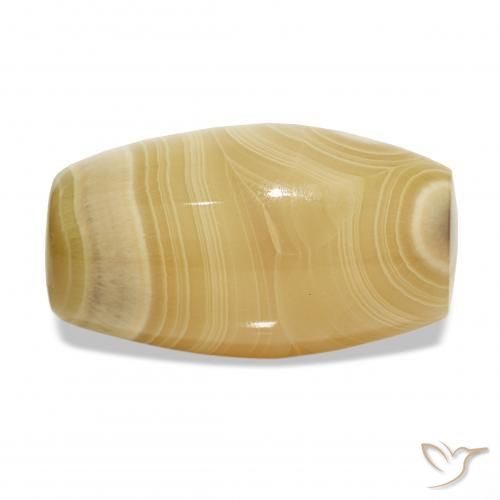 27.16カラットの天然マルチカラー瑪瑙、ファンシー、オペーク