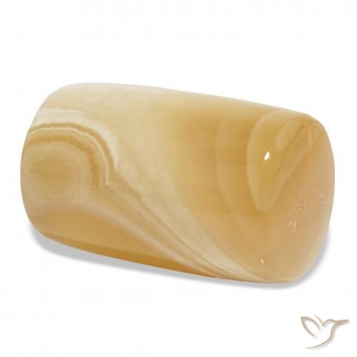 31.26カラットの天然マルチカラー瑪瑙、ファンシーシェイプ、半透明