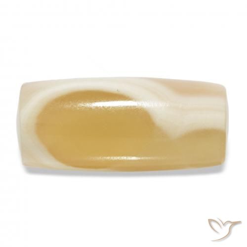 11.67カラットの天然マルチカラー瑪瑙、ファンシーシェイプ、半透明