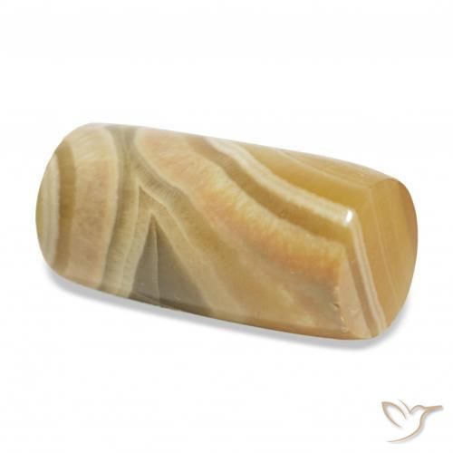 15.40カラットの天然マルチカラー瑪瑙、ファンシーシェイプ、オペーク