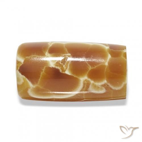 19.36カラットの天然マルチカラー瑪瑙、ファンシー、オペーク