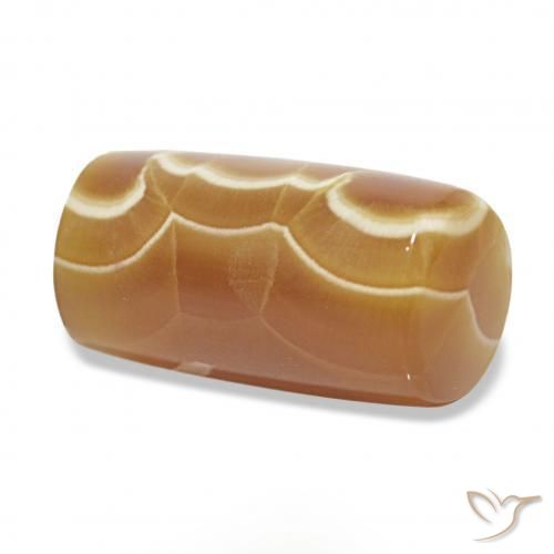 19.36カラットの天然マルチカラー瑪瑙、ファンシー、オペーク