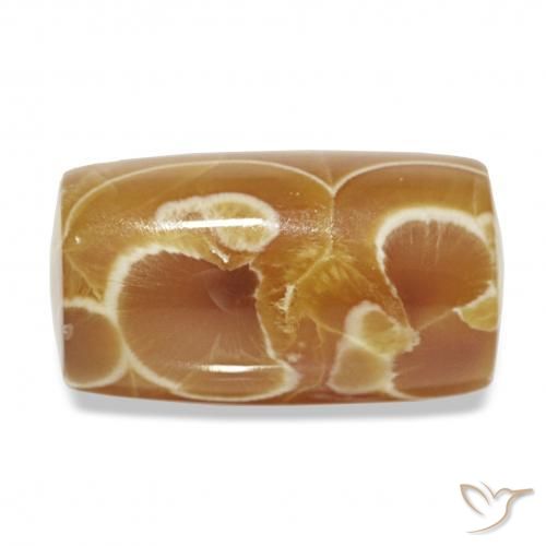 15.61カラットの天然マルチカラー瑪瑙、ファンシー、オペーク