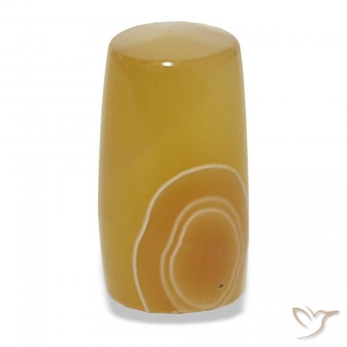 15.12カラットの天然マルチカラー瑪瑙、ファンシー、半透明