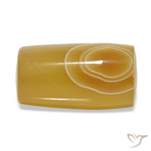 15.12カラットの天然マルチカラー瑪瑙、ファンシー、半透明