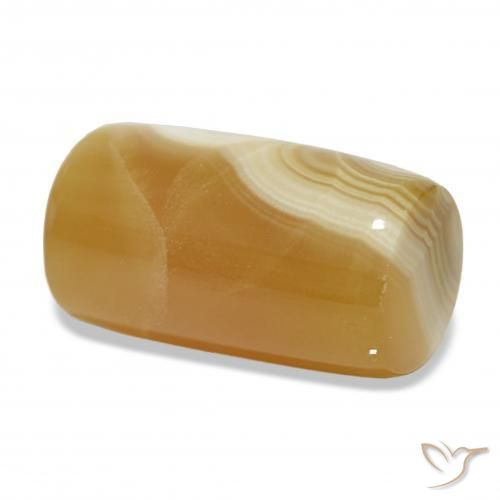 20.50カラットの天然マルチカラー瑪瑙、ファンシーシェイプ、半透明