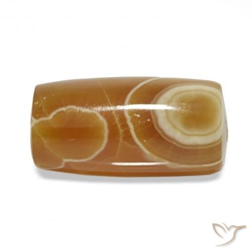 11.47カラットの天然マルチカラー瑪瑙、ファンシー、オペーク