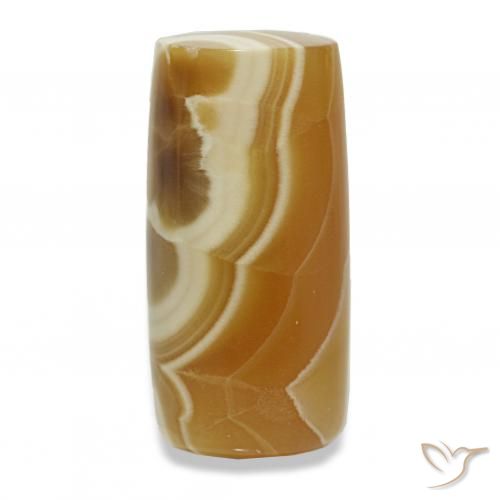 15.31カラットの天然マルチカラー瑪瑙、ファンシー、オペーク