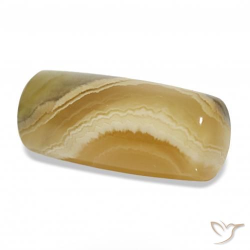 16.55カラットの天然マルチカラー瑪瑙、ファンシー、オペーク