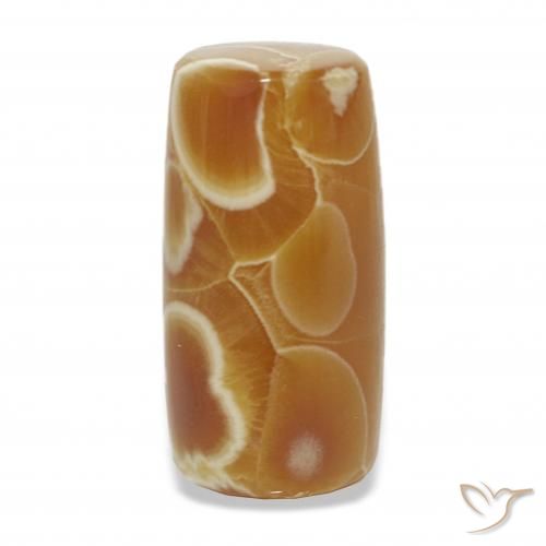 19.19カラットの天然マルチカラー瑪瑙、ファンシー、オペーク