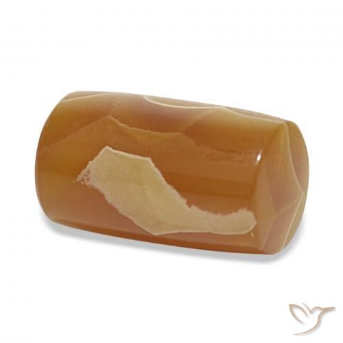 17.70カラットの天然マルチカラー瑪瑙、ファンシー、オペーク