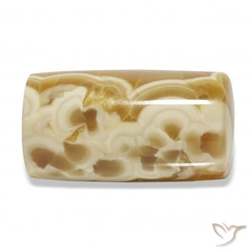 32.53カラットの天然マルチカラー瑪瑙、ファンシー、オペーク