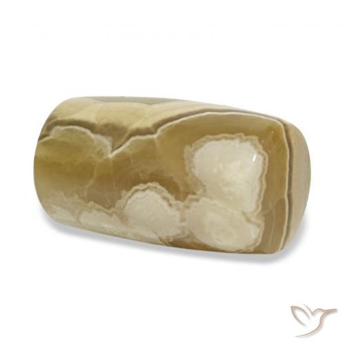 12.22カラットの天然マルチカラー瑪瑙、ファンシー、オペーク